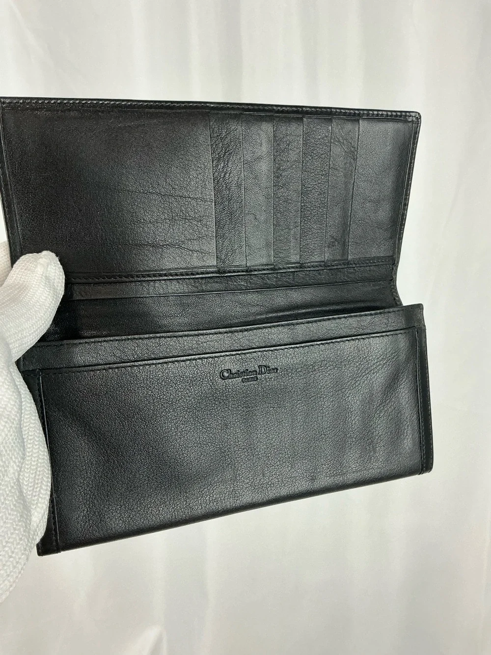 DIOR LONG WALLET BLACK VINTAGE